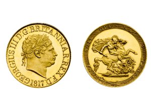 Sovereign, 1817 by Benedetto Pistrucci